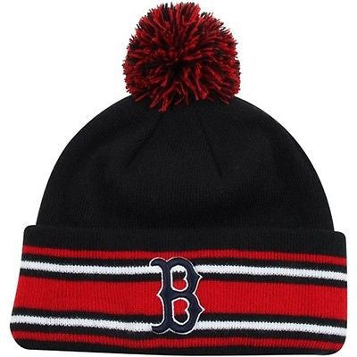 Boston Red Sox Beanie New Era Sport Knit On Field Embroidered Pom Fold Cap - THE 4TH QUARTER