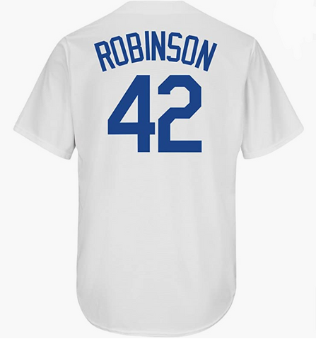 Los Angeles Dodgers Youth (8-20) Jersey Outerstuff #42 Jackie Robinson Replica Cool Base Jersey White