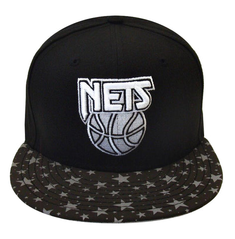 Brooklyn Nets Snapback New Era Flect Hook Cap Hat Black - THE 4TH QUARTER