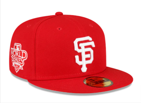 San Francisco Giants Fitted New Era 59Fifty 2010 World Series Red Hat Cap