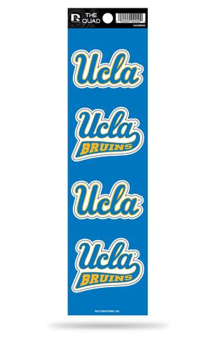 UCLA Bruins The Quad 4-Pack Decal - THE 4TH QUARTER