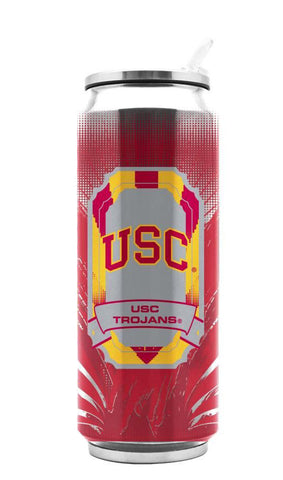 USC Trojans 16.9 oz Tall Boy Thermo Tumbler Travel Mug Cup - THE 4TH QUARTER