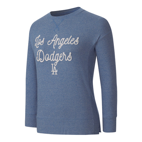 Los Angeles Dodgers Womens Concept Sweatshirt Pullover Rigor Haci Knit Hoodie