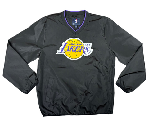 Los Angeles Lakers Mens Crossover V-Neck G-III Jacket Black