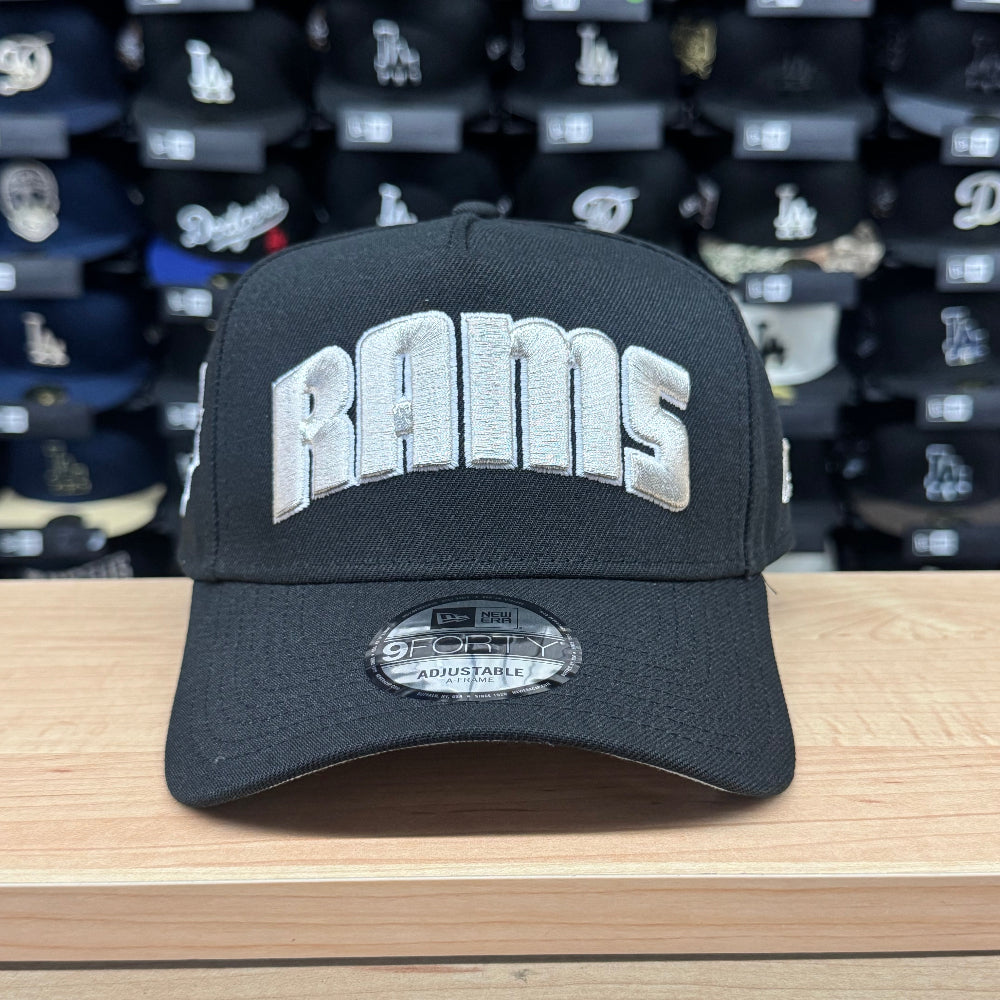 Los Angeles Rams Snapback 9Forty New Era A-Frame 2000 SB Black Hat Cap - THE 4TH QUARTER