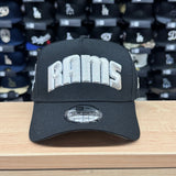 Los Angeles Rams Snapback 9Forty New Era A-Frame 2000 SB Black Hat Cap