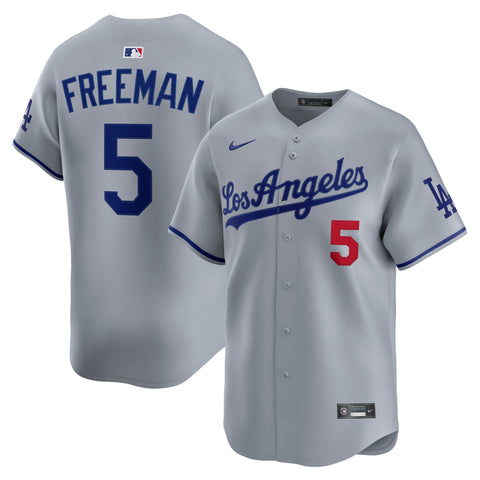Freddie Freeman Los Angeles Dodgers Road Limited Player Jersey - Gray