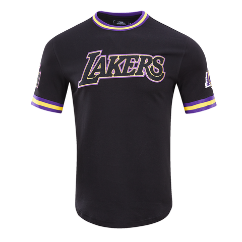 Los Angeles Lakers Pro Standard Men's Premium T-Shirt Classic Chenille Black