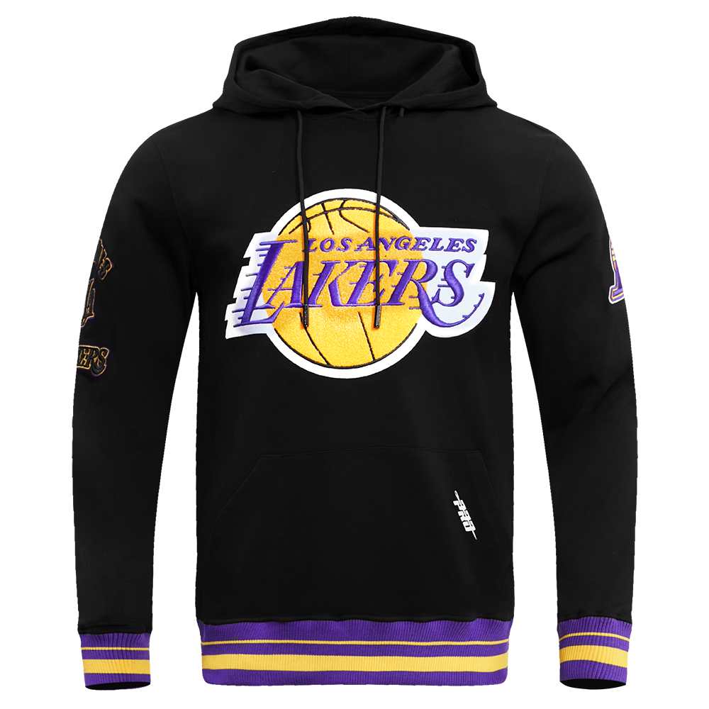 Los Angeles Lakers Pro Standard Men's Premium Pullover Hoodie Black - THE 4TH QUARTER
