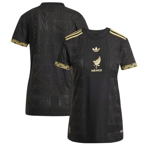Mexico National Team adidas Women's 2025 Third Authentic Black Jersey