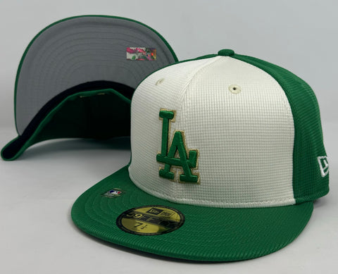 Los Angeles Dodgers Fitted New Era 59Fifty 2024 St. Patricks Day Hat Cap Green