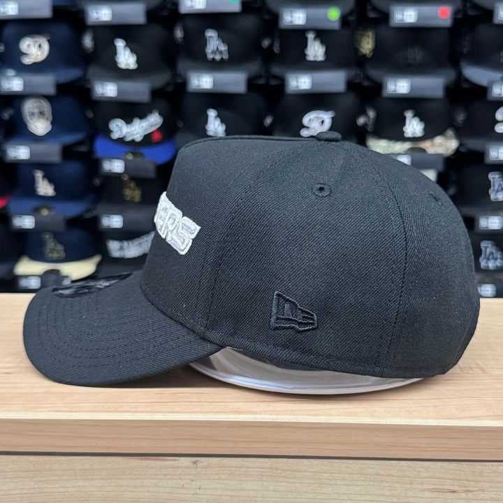 Los Angeles Chargers Snapback 9Forty New Era A-Frame SB XXIX Black Hat Cap - THE 4TH QUARTER