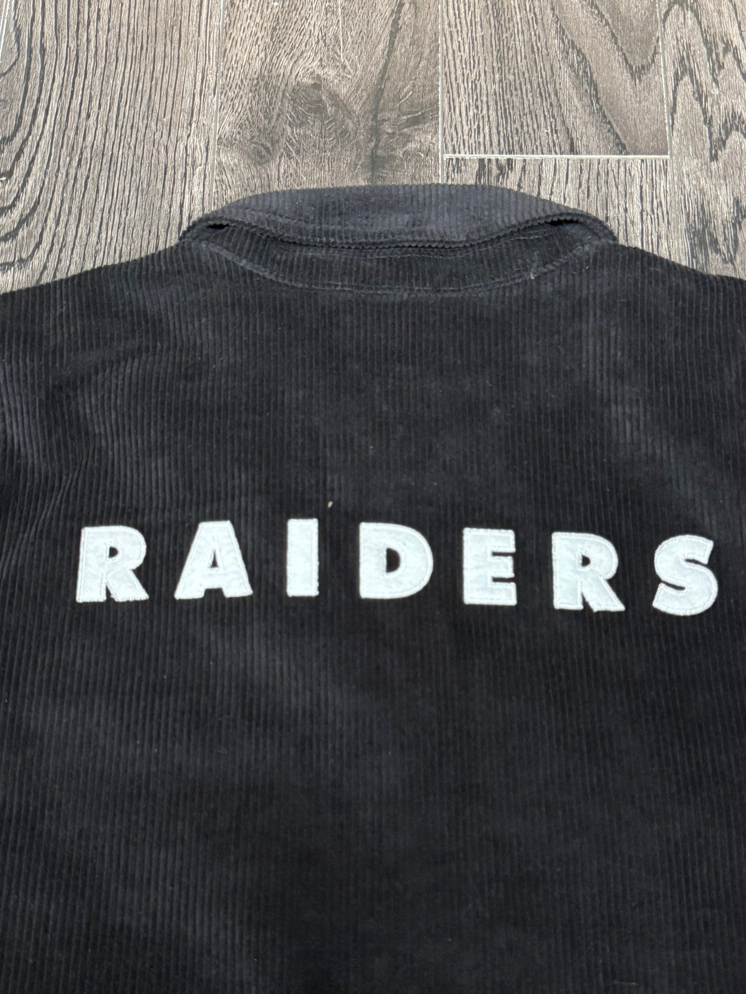 Raiders Mens Jacket Mitchell &amp; Ness Off the Bus Corduroy Coaches Full-Snap - THE 4TH QUARTER