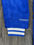 Los Angeles Dodgers Mens Jacket Mitchell & Ness Off the Bus Corduroy Coaches Full-Snap
