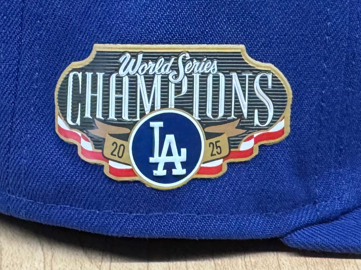 Los Angeles Dodgers New Era 2025 WSC Locker Room TPU Patch 59FIFTY Fitted Hat Cap - THE 4TH QUARTER