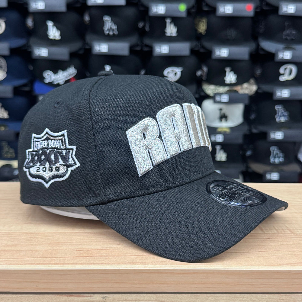 Los Angeles Rams Snapback 9Forty New Era A-Frame 2000 SB Black Hat Cap - THE 4TH QUARTER