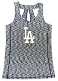 Los Angeles Dodgers Womens New Era Racerback Tank Top Heather Blue