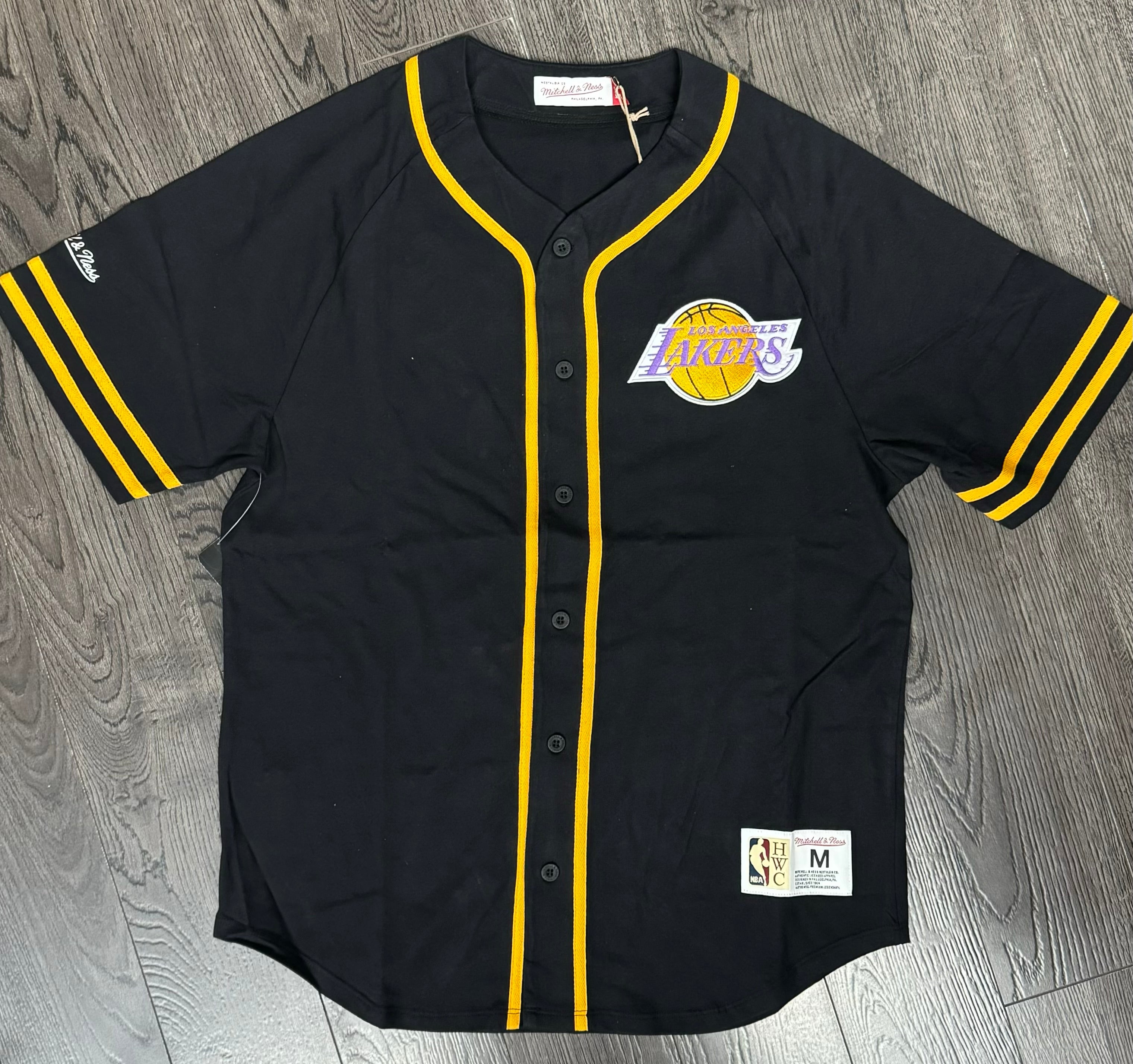 ウェア Mitchell & Ness Los Angeles Lakers Unisex Purple/Gold Los Angeles Lakers Team Glory Reversible