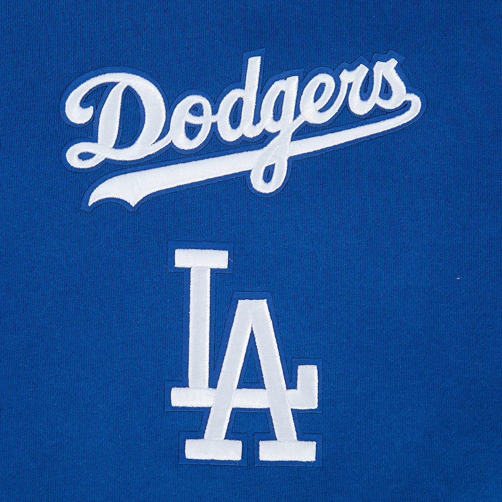 Los Angeles Dodgers Mens Sweatshirt Pro Standard Wingspan Hoodie Blue FNL - THE 4TH QUARTER