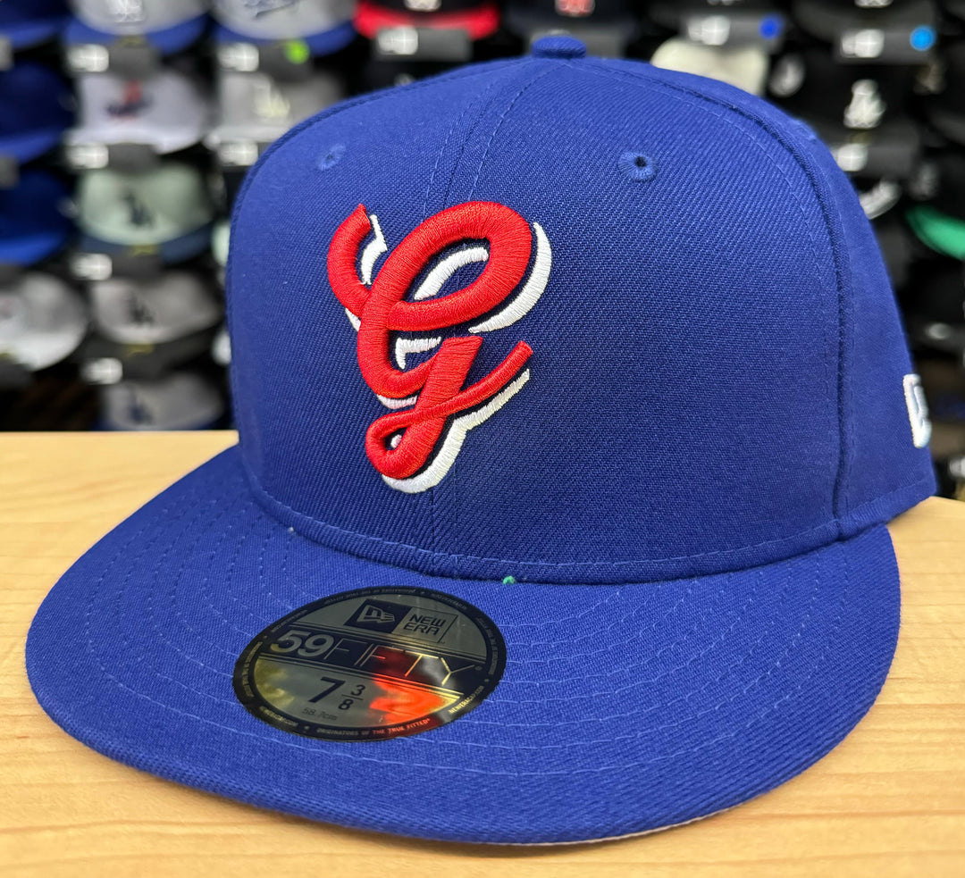 Generales de Durango Fitted New Era 59Fifty Mexican LMB Red Logo Blue Hat Cap - THE 4TH QUARTER