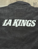 Los Angeles Kings Mens Jacket Mitchell & Ness Off the Bus Corduroy Coaches Full-Snap