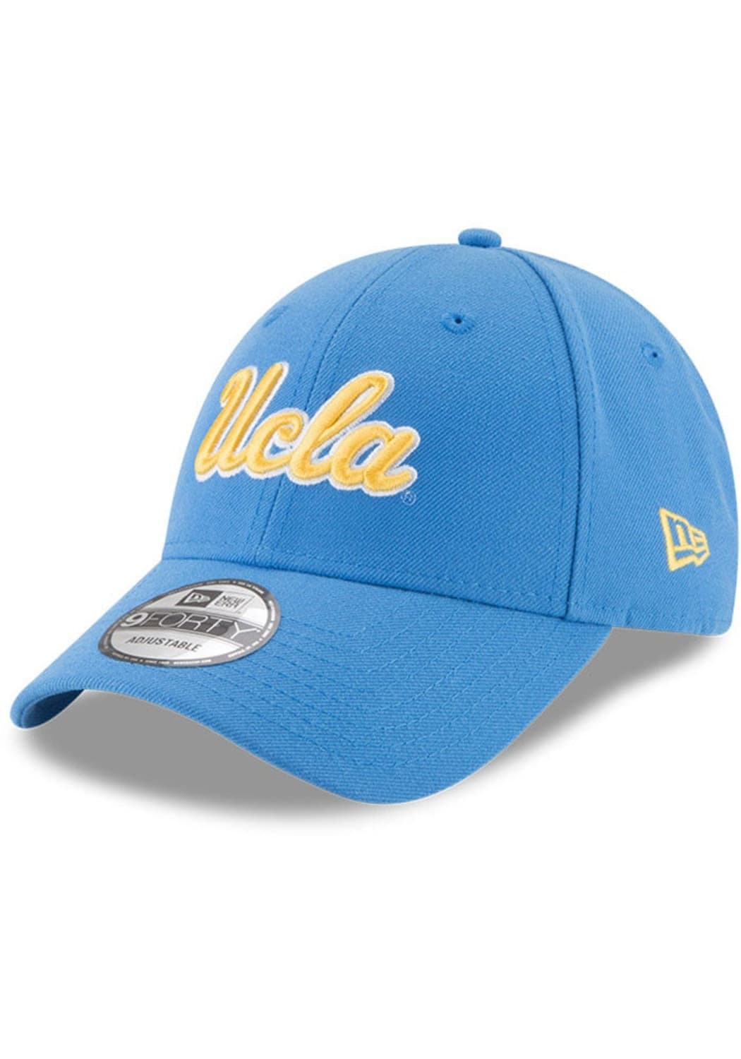 UCLA Bruins New Era 9Forty Script Velcro Adjustable Cap Hat Sky Blue - THE 4TH QUARTER