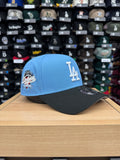 Los Angeles Dodgers Snapback 9Forty New Era A-Frame 100 Anni. Sky Black Hat Cap Grey UV