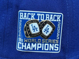 Los Angeles Dodgers New Era 2025 WSC Back 2 Back TPU Patch 59FIFTY Fitted Hat Cap