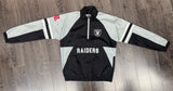 Raiders Mens Prospect 1/4 Zip Starter Jacket