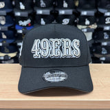 San Francisco 49ers Snapback 9Forty New Era A-Frame SB XXIX Black Hat Cap