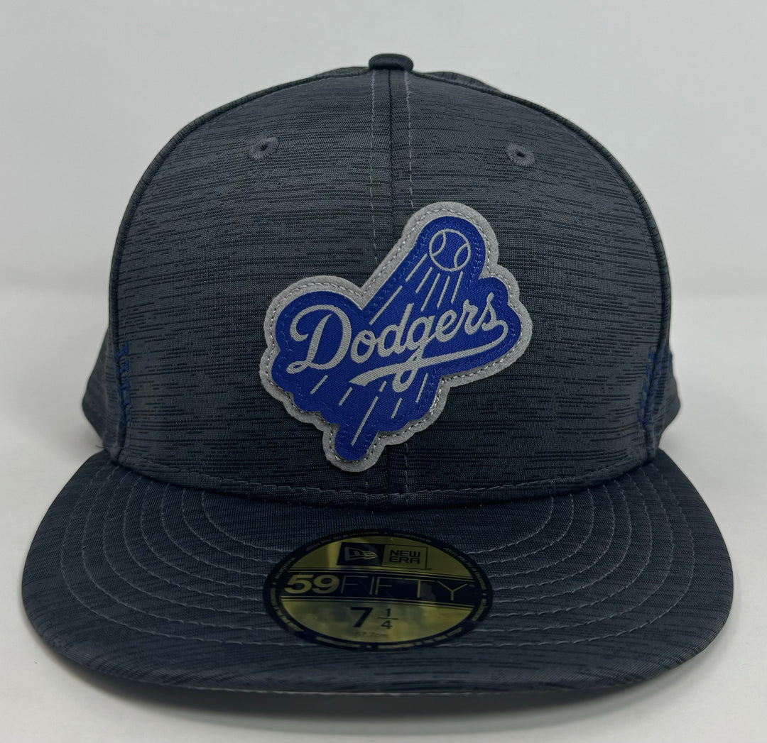 Los Angeles Dodgers Fitted New Era 59FIFTY 2024 Clubhouse Cap Hat Graphite - THE 4TH QUARTER