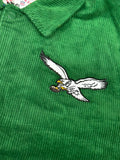 Philadelphia Eagles Mens Jacket Mitchell & Ness Off the Bus Corduroy Coaches Full-Snap