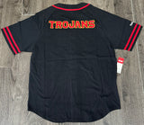USC Trojans Mens Mitchell & Ness Vintage Logo Button Front Jersey
