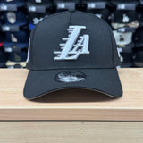 Los Angeles Lakers Snapback 9Forty New Era A-Frame 17X Champs Black Hat Cap