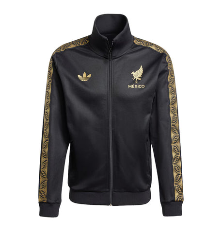 Mexico National Team adidas Originals 2025 Third Jersey Culturewear Full-Zip Track Black Jacket
