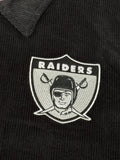 Raiders Mens Jacket Mitchell & Ness Off the Bus Corduroy Coaches Full-Snap