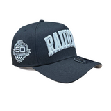 Raiders Snapback 9Forty New Era A-Frame 50th Black Hat Cap
