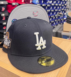 Los Angeles Dodgers Fitted New Era 59Fifty 2024 World Series Navy Cap Hat