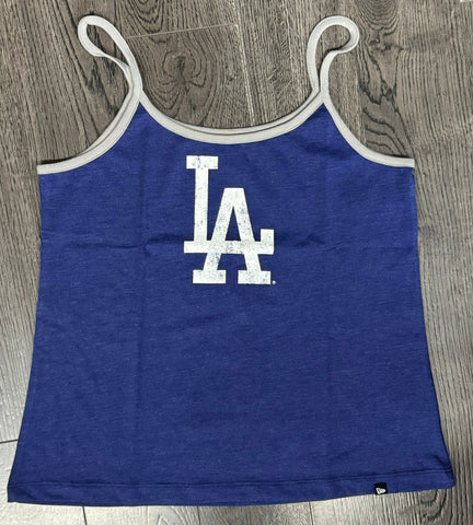 Los Angeles Dodgers Womens New Era Tank Top Blue