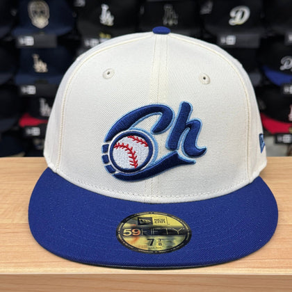 Charros de Jalisco Fitted New Era 59Fifty Chrome Blue Hat Sky UV