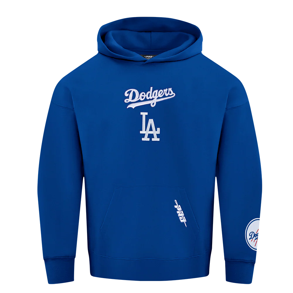 Los Angeles Dodgers Mens Sweatshirt Pro Standard Wingspan Hoodie Blue FNL - THE 4TH QUARTER
