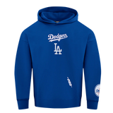 Los Angeles Dodgers Mens Sweatshirt Pro Standard Wingspan Hoodie Blue FNL