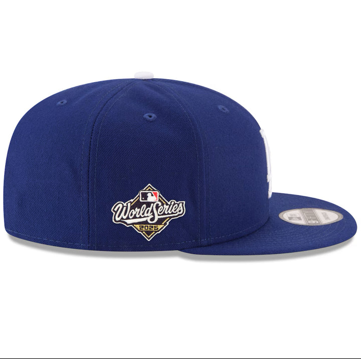 Los Angeles Dodgers New Era 2025 World Series Side Patch 9FIFTY Snapback Hat - Royal Blue - THE 4TH QUARTER