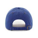 Los Angeles Dodgers Strapback '47 Brand Clean Up Adjustable Cap Hat Vintage Royal Windham Suede