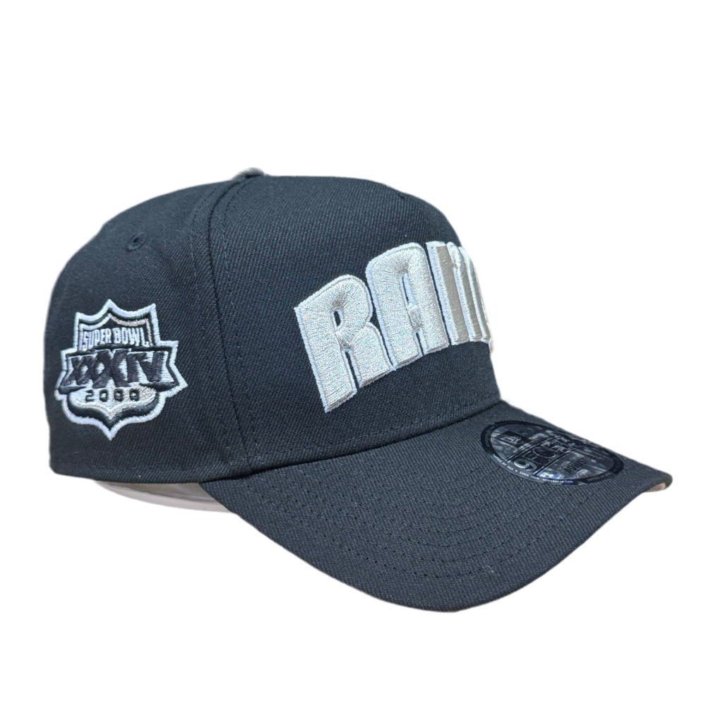 Los Angeles Rams Snapback 9Forty New Era A-Frame 2000 SB Black Hat Cap - THE 4TH QUARTER