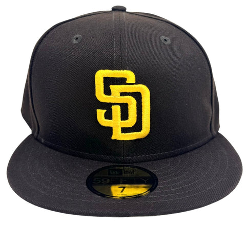 San Diego Padres Fitted 59Fifty New Era Brown Cap Hat Grey UV