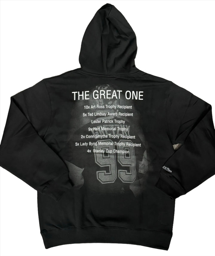 Los Angeles Kings Mens Mitchell &amp; Ness Vintage Wayne Gretzky Hoodie - THE 4TH QUARTER