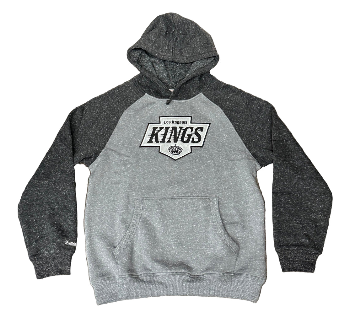 Los Angeles Kings Mens Sweatshirt Mitchell & Ness Winning Streak Pullover Hoodie Fleece - THE 4TH QUARTER