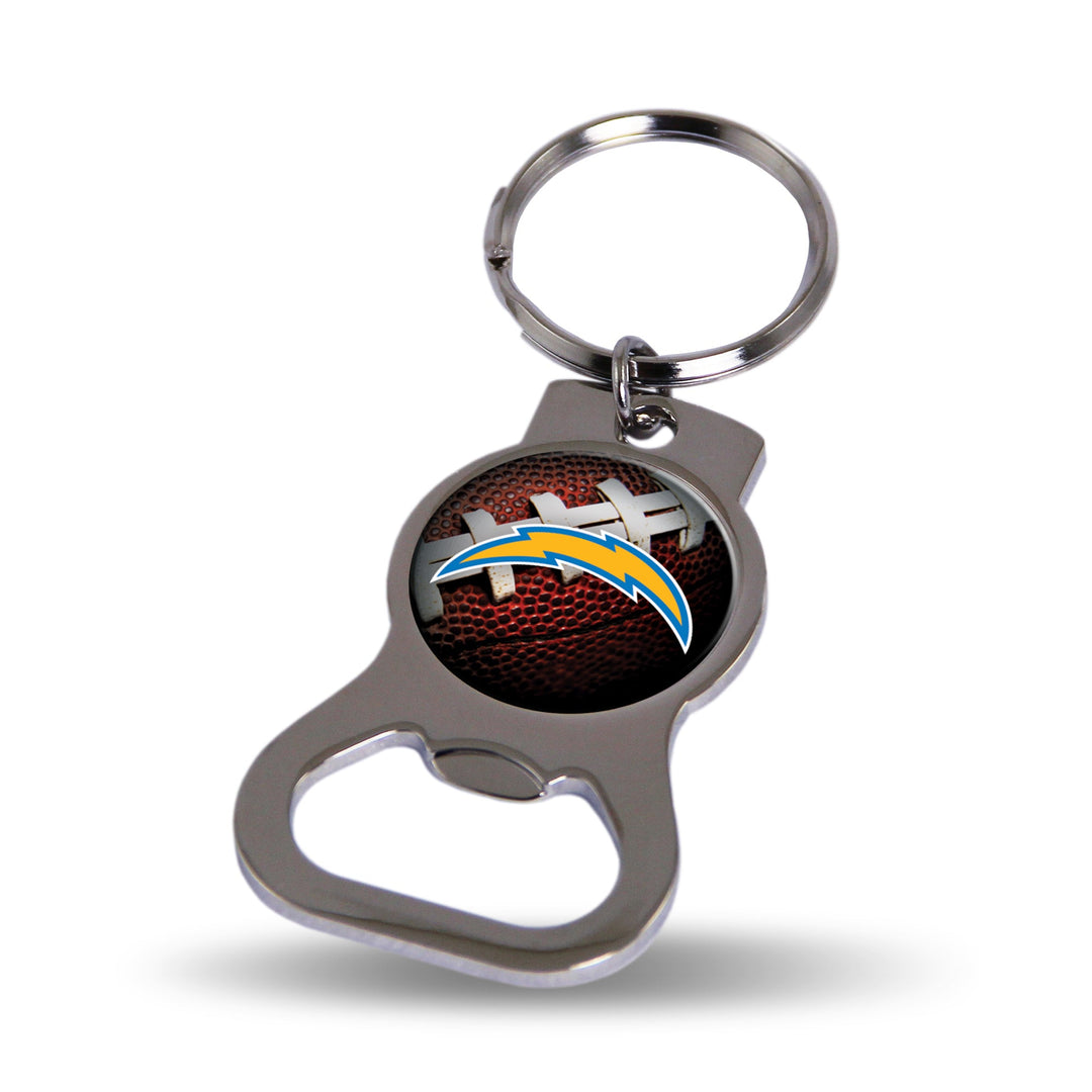 Los Angeles Chargers Bottle Opener Key Ring Football - THE 4TH QUARTER