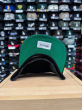 Mexico Snapback 9Forty New Era A-Frame Black Mexico Flag Patch Hat Cap Green UV